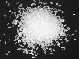 Magnesium sulfate heptahydrate large particles