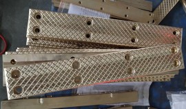 Copper sliding plate