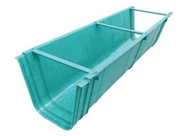 Glass flber reinforced plastic drain