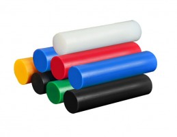 abrasion resistant plastic hollow or solid bar