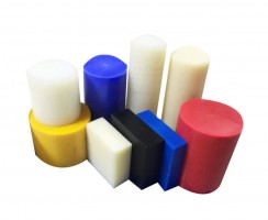 colorful plastic upe round bars
