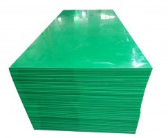 green color pe 100 hdpe sheets