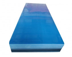 smooth surface blue color pe-hd plastic sheets