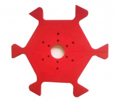 machining nylon plastic large spur gear