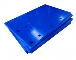 blue color sea grade uhmwpe marine fender pad