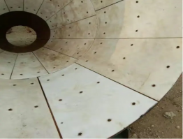 bending semi circle uhmwpe conveyor liners